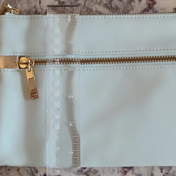 NWOT White House Black Market Mint colored Wristlet - Picture 7 of 7